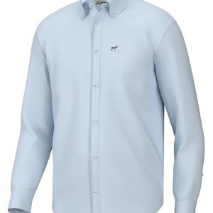 Youth Hadley Classic Long Sleeve Button Down- Blue