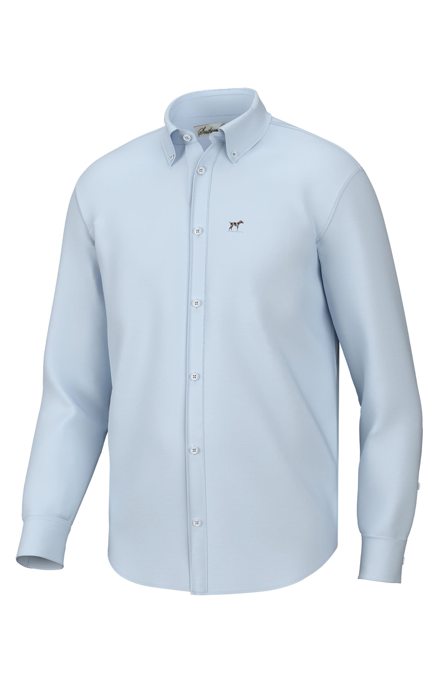 Youth Hadley Classic Long Sleeve Button Down- Blue