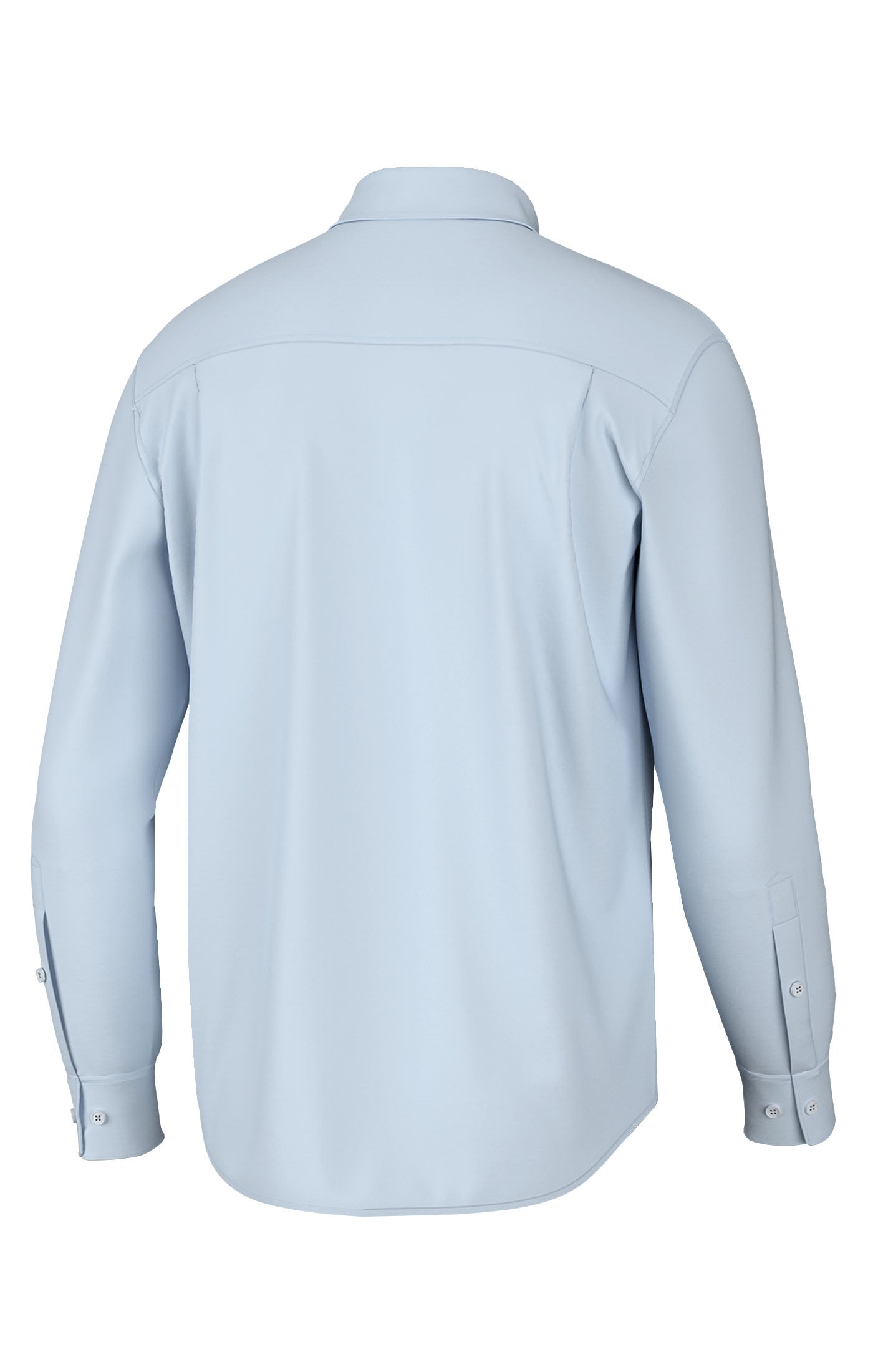 Youth Hadley Classic Long Sleeve Button Down- Blue - Image 2