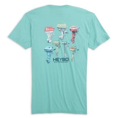 Vintage Outboards Tee - Lagoon