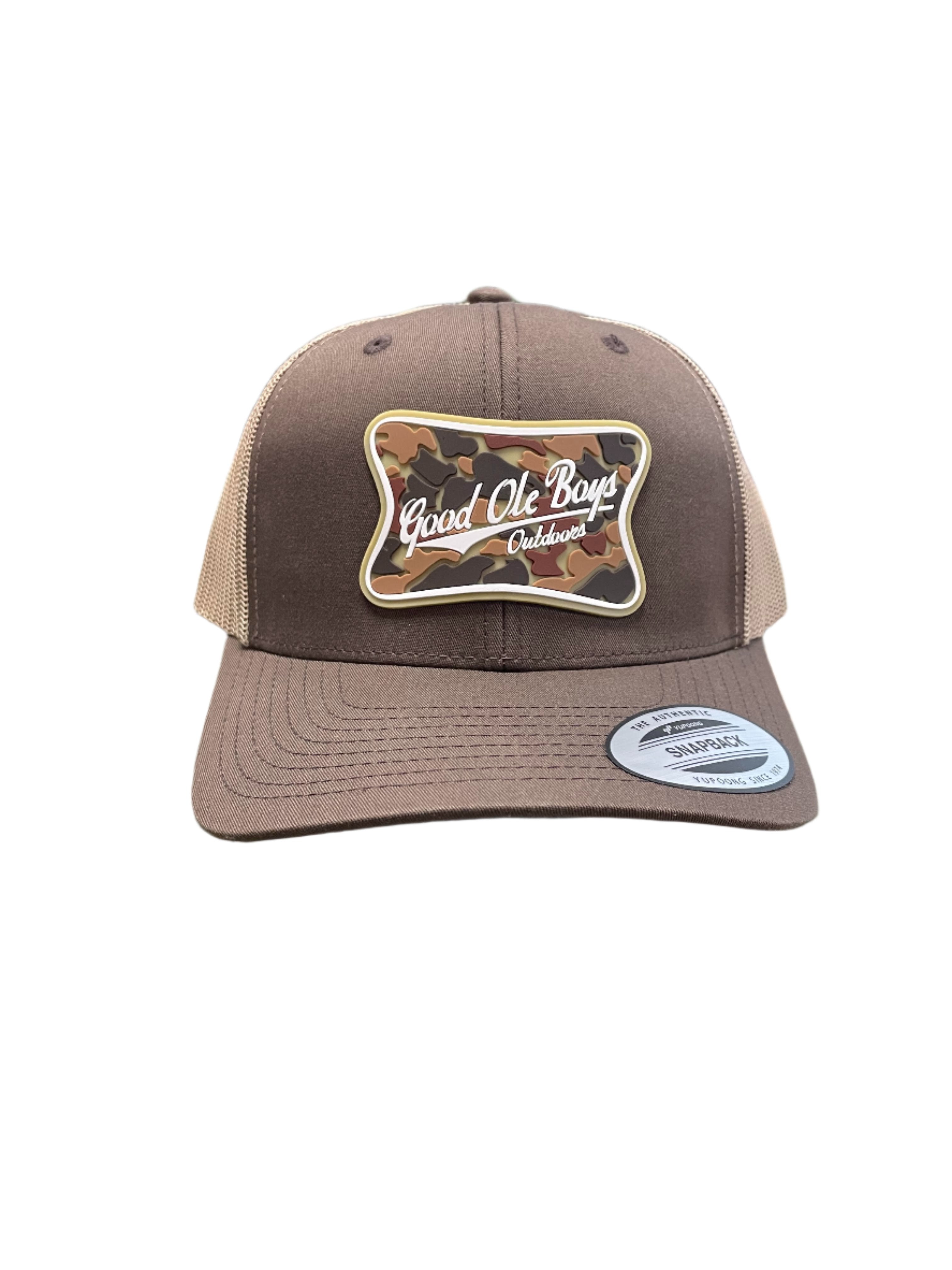 Good Ole Boys Rubber Patch - Brown/Khaki