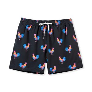 The Cockadoodle Doozies Lined Swim Trunk