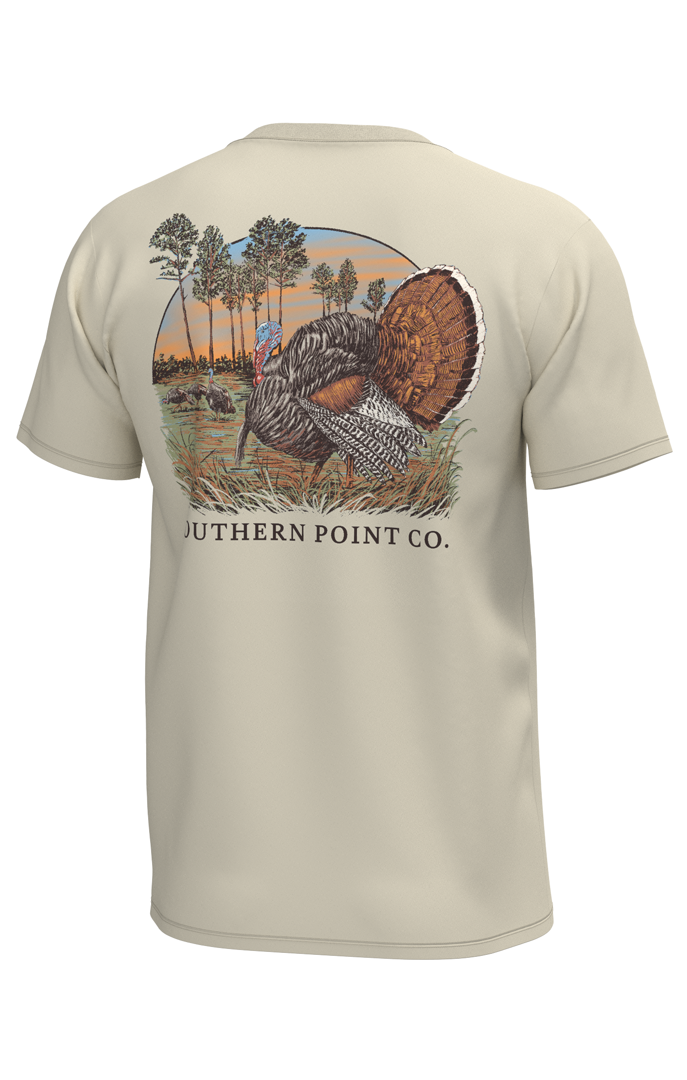 Turkey Strutting - Cloud Cream