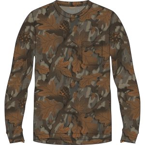 Buxton Hagood LS Tee - Lowland Canopy Camo