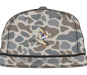 Youth Cap - Diving Mallard - Classic Deer Camo