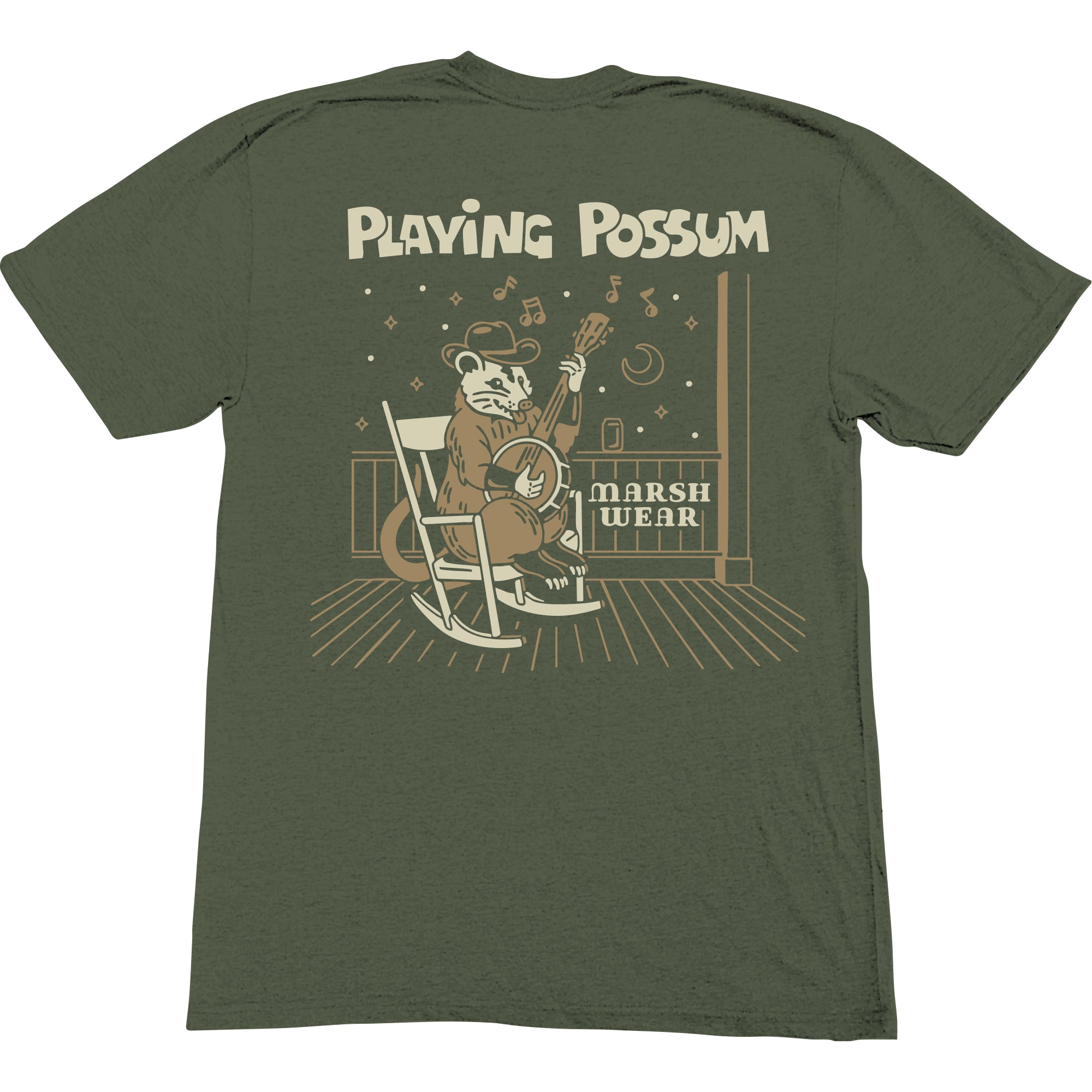 Playin' Possum SS T-Shirt - Grape Leaf
