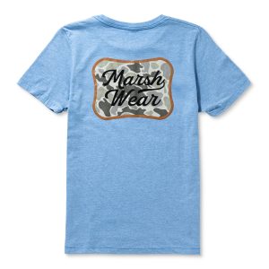 Youth Roadside Tee - Light Blue Heather