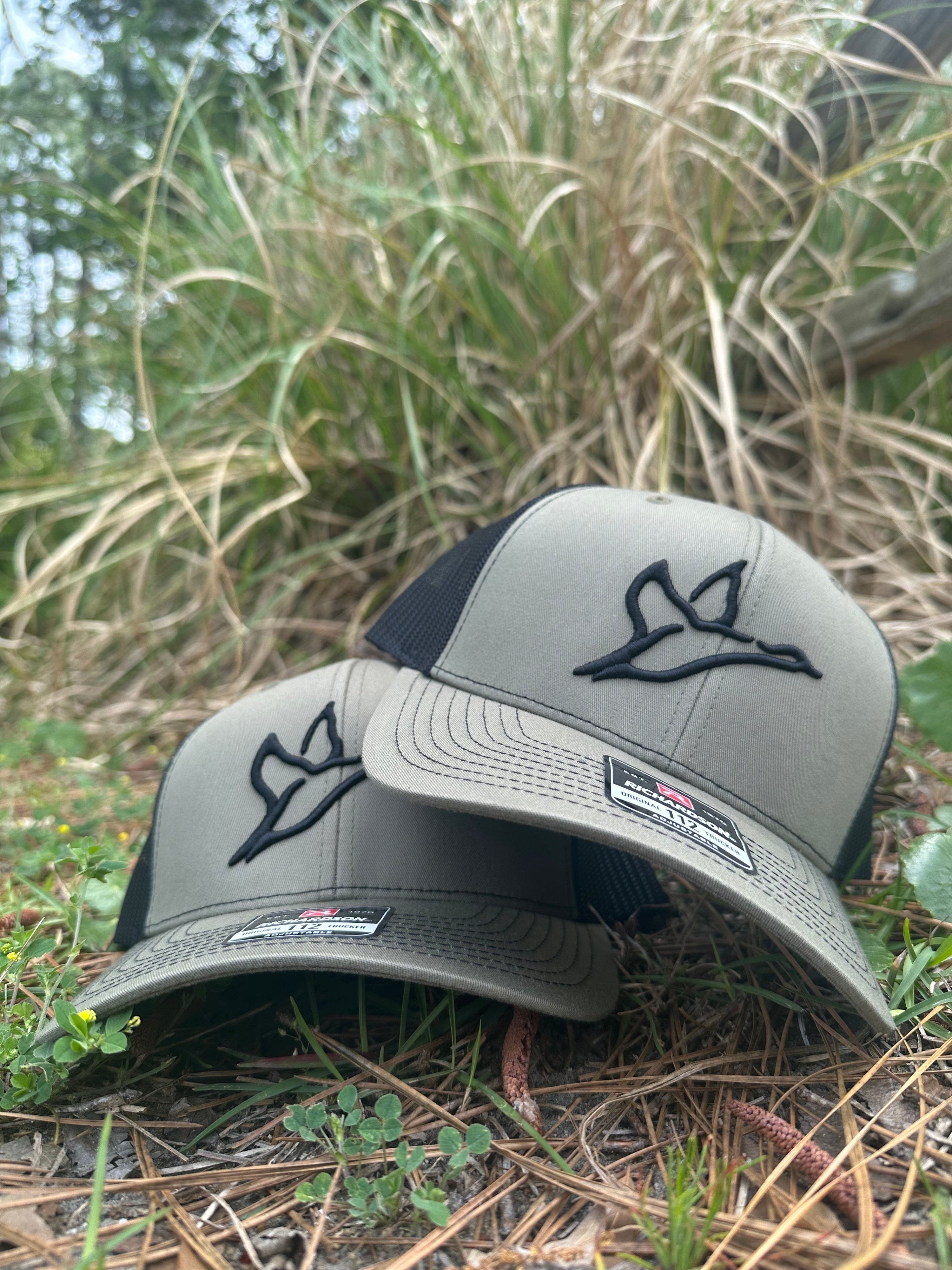 Combat Waterfowl Logo Hat - Loden & Black