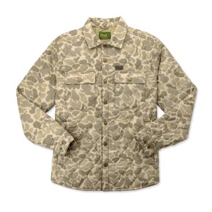Saluda Puff Shacket - Khaki Mallard Camo