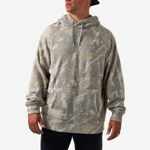 Vintage Washed Fleece Hoodie - Drifter Camo