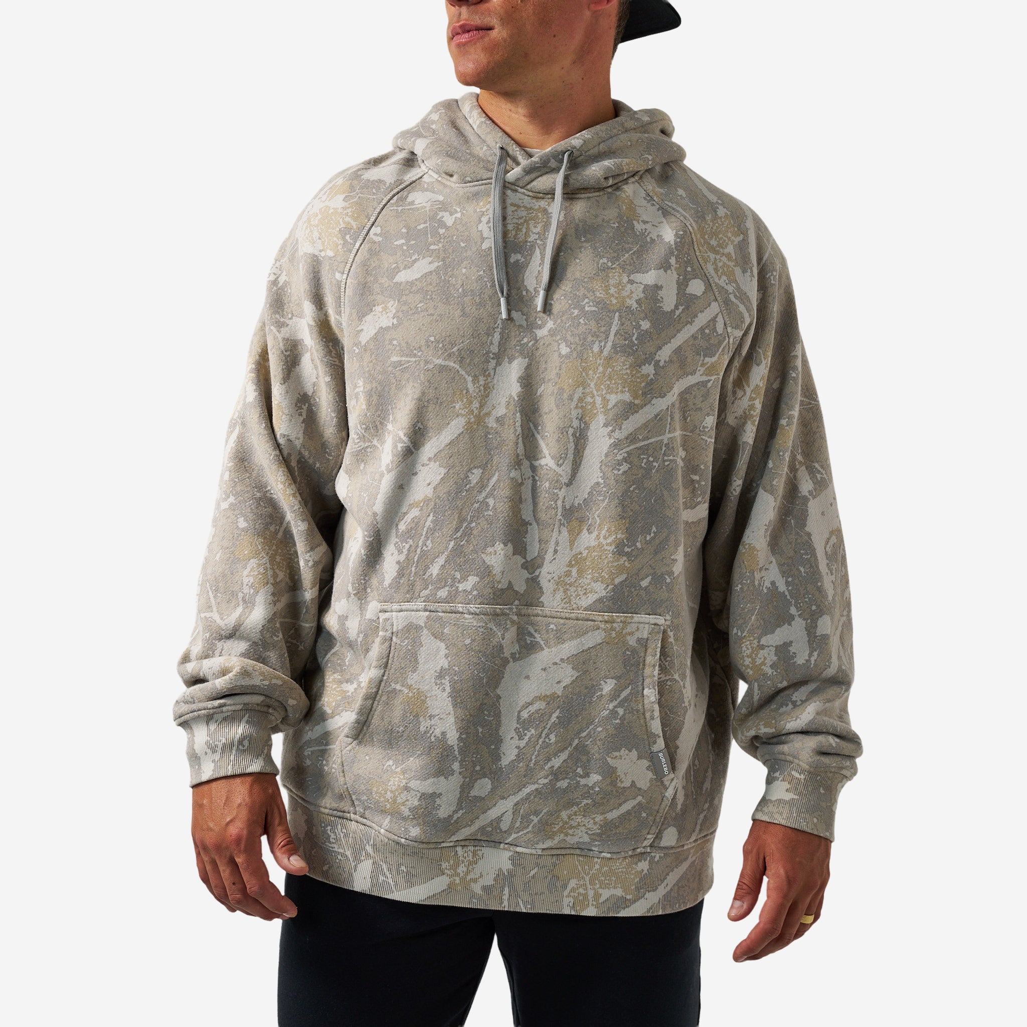 Vintage Washed Fleece Hoodie - Drifter Camo