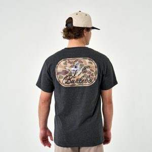 SS Tee - Ducks Flying In - Heather Black