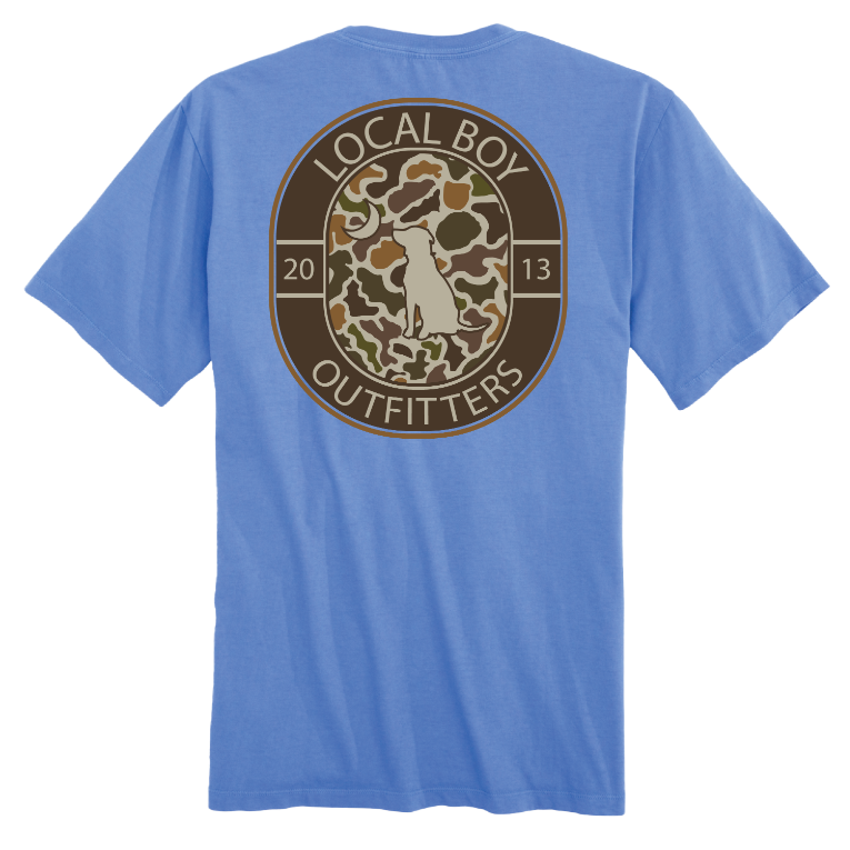 Youth Vintage Crest SS Tee- Marina