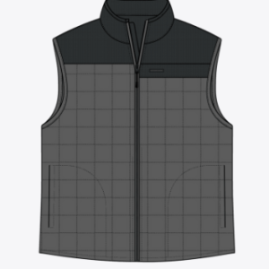 Youth Falcon Hill Quilted Vest- Dark Gray