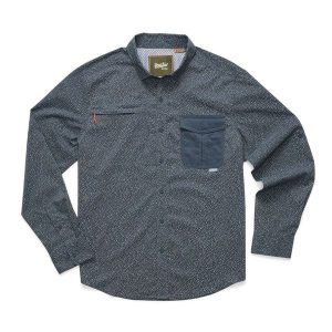 Matagorda Longsleeve - Lotsa Dots - Dark Slate