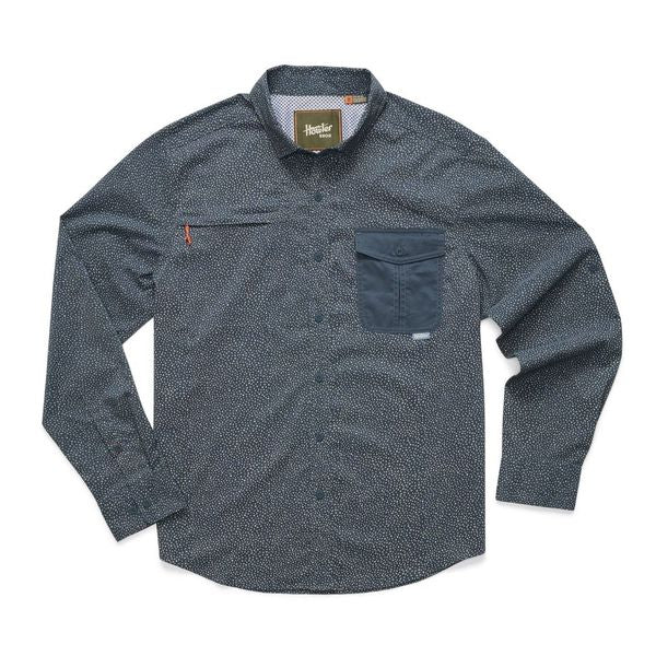 Matagorda Longsleeve - Lotsa Dots - Dark Slate