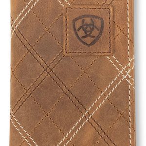 Ariat Trifold Cross Stitch Wallet