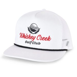 Whiskey Creek Snapback - White