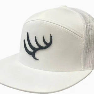 Hunt to Harvest 7 Panel Hat - White