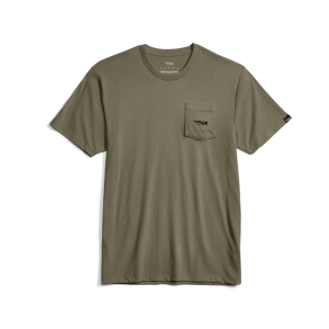 Tech Whitetail Pocket Tee - Dark Green Sage