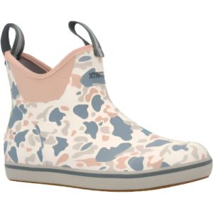 Xtratuf Women's 6" Ankle Deck Boot - Ivory Duck Camo