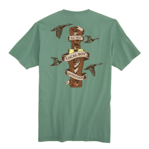 Wooden Call SS Tee - Light Green