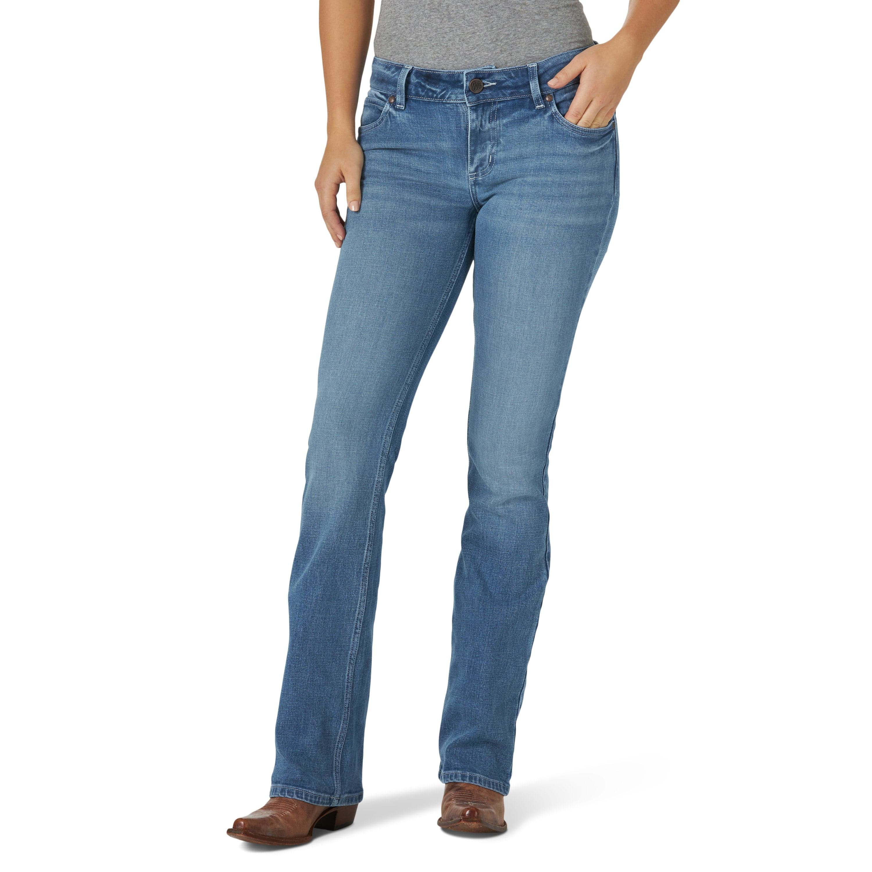 Women's Wrangler Retro® Mae Mid Rise Bootcut Jean - Heidi