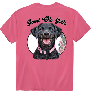 Good Ole Girls Camo Black Lab SS Tee