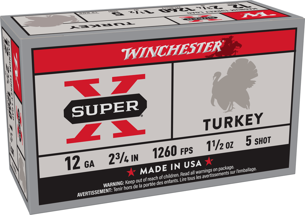Winchester 12 GA 2-3/4" #5 Super-X Turkey 1-1/2 OZ