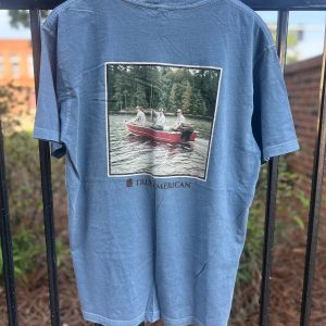 Vintage Boat Short Sleeve Pocket Tee - Denim