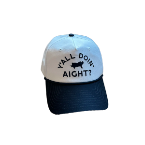 Y'all Doin Aight Cotton Hat - Navy/White