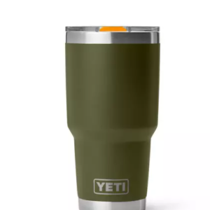 Rambler® 30 oz Tumbler with Magslider Lid- Olive/King Crab Orange