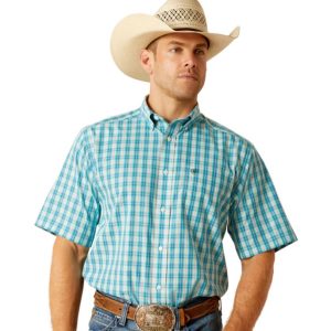 Wrinkle Free Kyle Classic Fit Shirt - Blue
