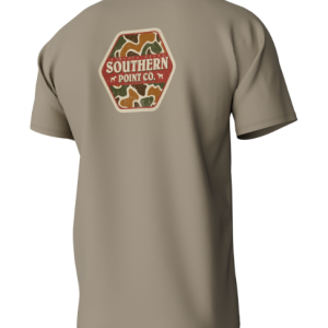 Camo Logo Short Sleeve Pocket Tee - Sandstone