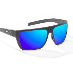 Zapata Black Matte with Blue Mirror Glass Lenses